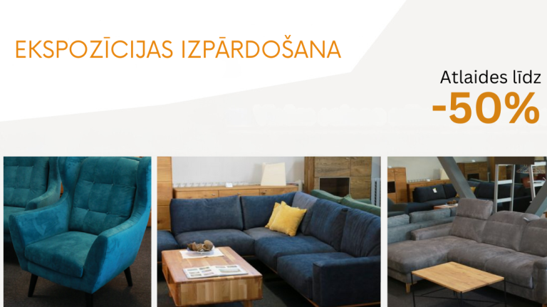 Atlaides līdz – 50% 
