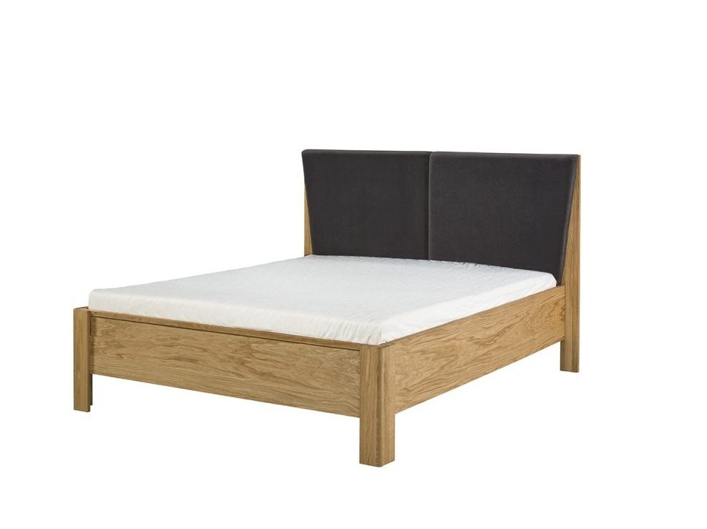 Bed Lizbona with upholstered headboard 160x200